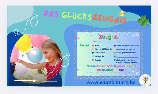 WurzelSTARK - Das Glückszeugnis